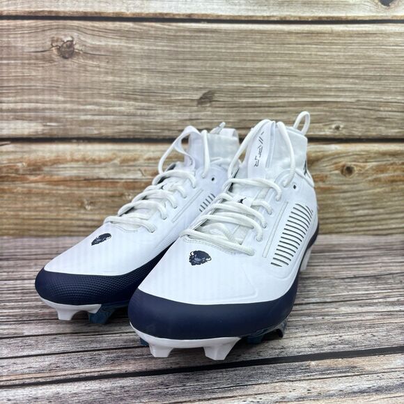 Size 12 Nike Jordan Vapor Edge Pro 360 2 Howard Bison Football PE FJ5702-146 main image 4